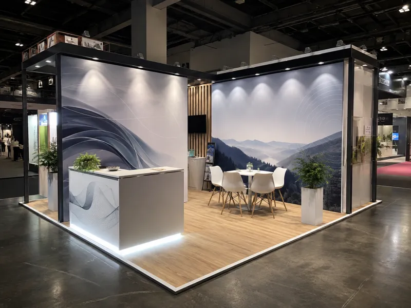 Stand exposition : Modulaire, portable et pliable